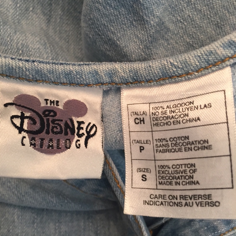 Rare Vintage blue denim Disney Catalog maxi dress - Picture 5 of 7